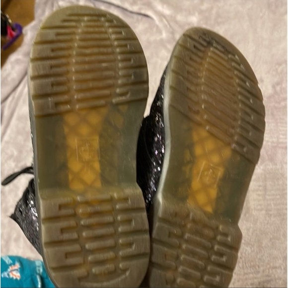 Dr. Marten Chunky Glitter Boots Size 6 - Picture 7 of 10